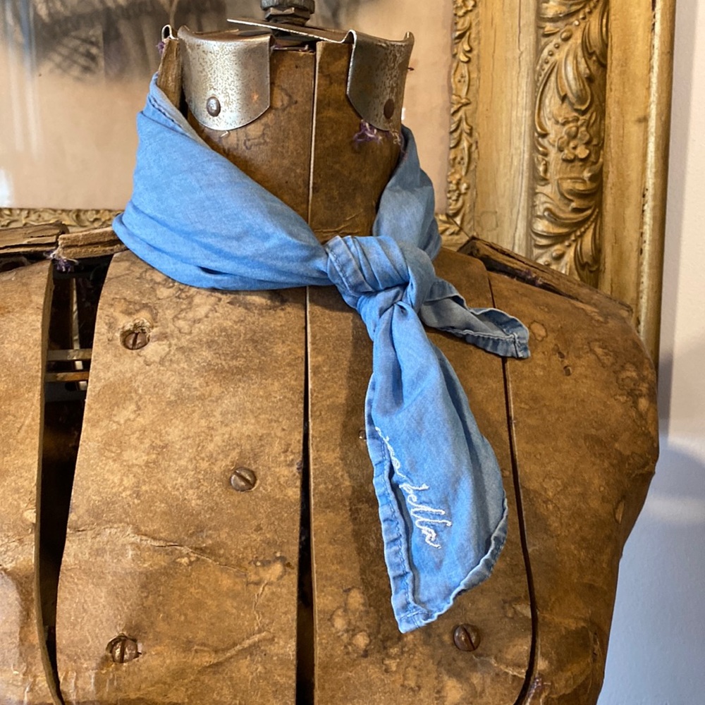 Bella Dahl neck scarf tencel chambray